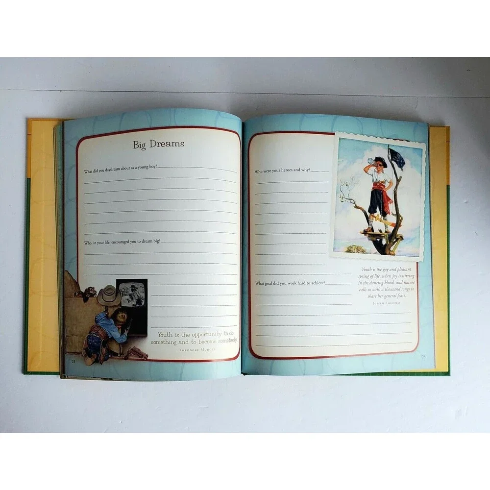 Saturday Evening Post Grandpas Memories Of Growing Up New Keepsake Journal Book - Picture 7 of 9